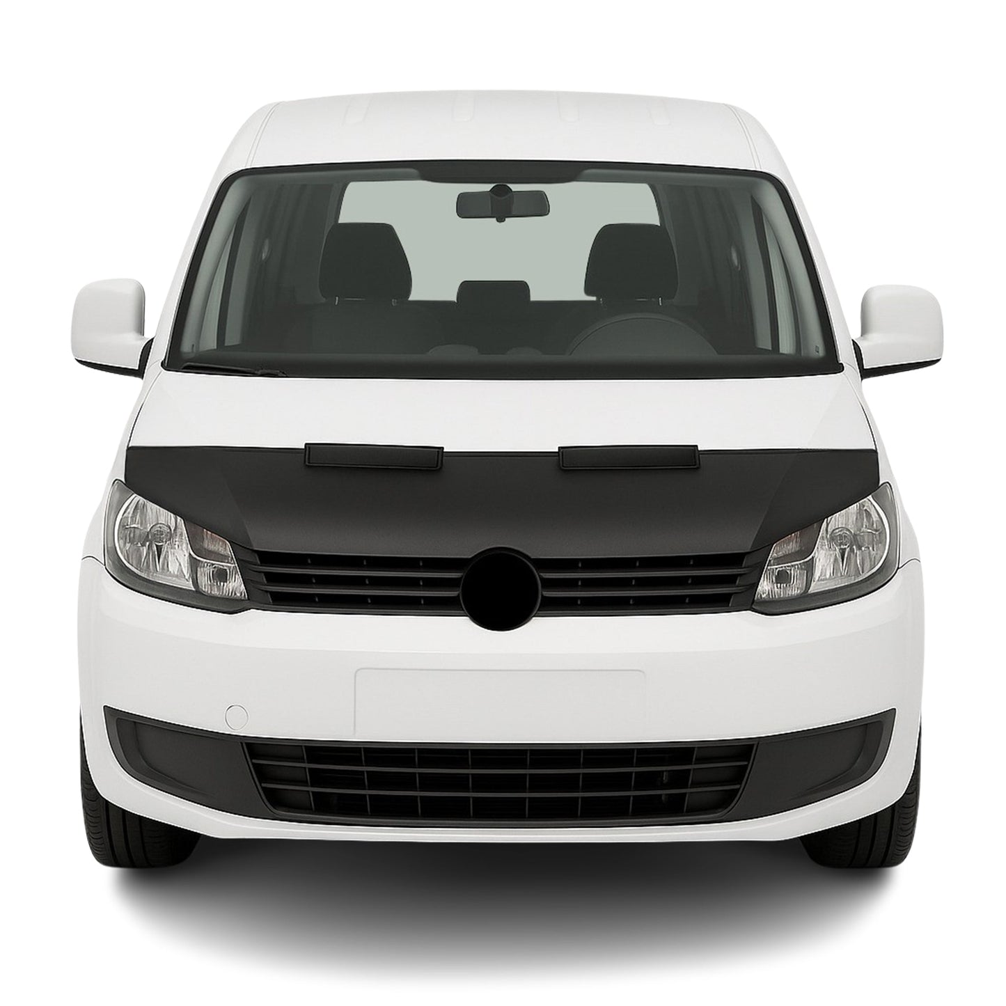 Protecție capotă anti-ciobire pentru VW Caddy 2010-2015, jumătate neagră