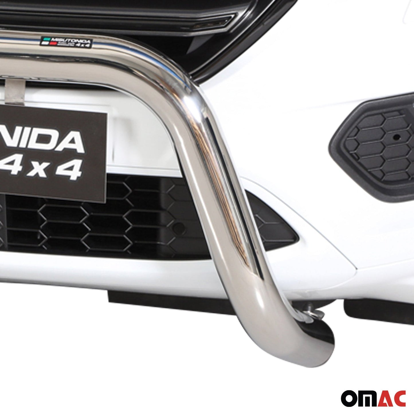 Bară de protecție/buton față pentru Ford Kuga 2017-2019, ø76mm, oțel, argintiu, protecție