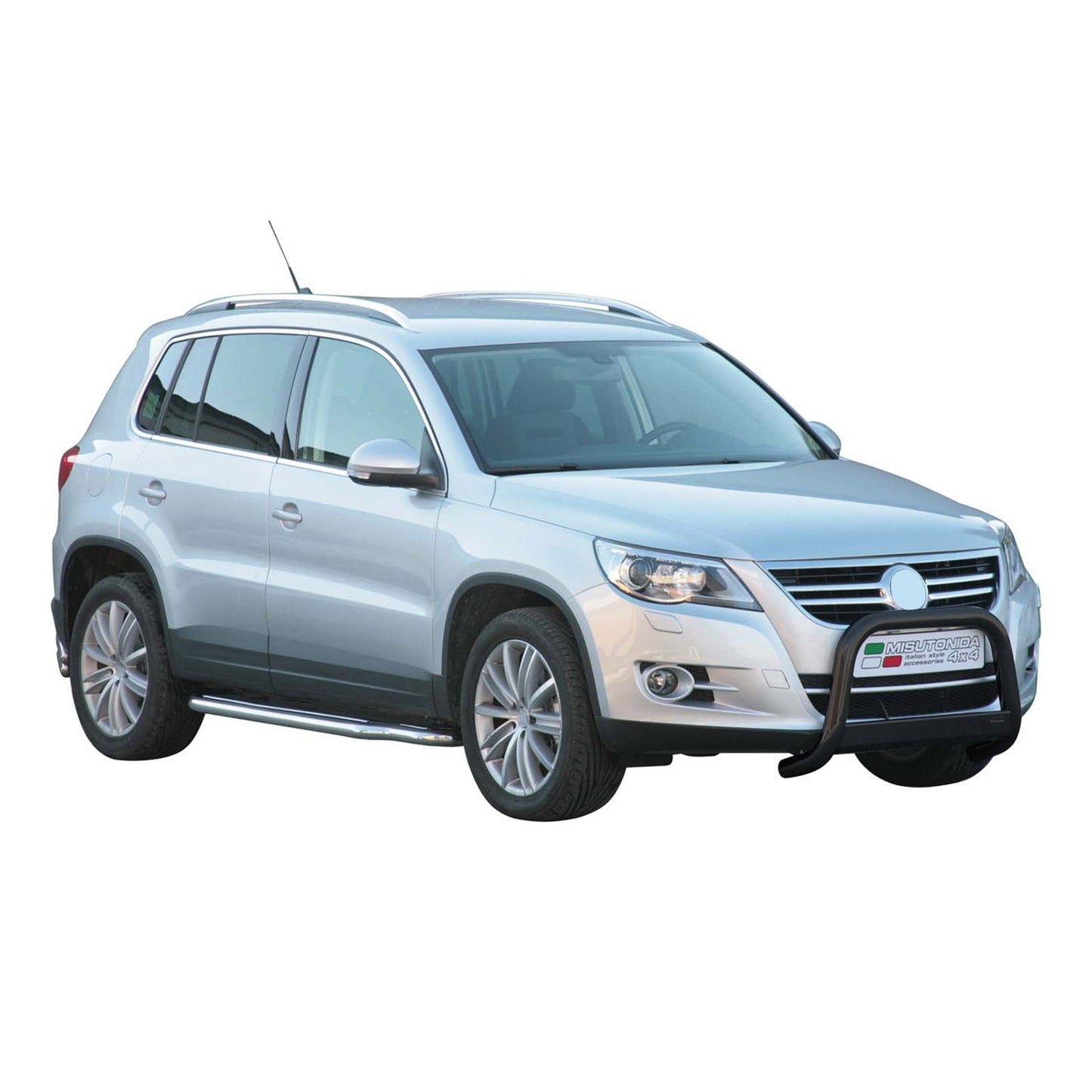 Frontbügel Frontschutzbügel für VW Tiguan 2007-2011 ø63mm Stahl Schwarz Schutz