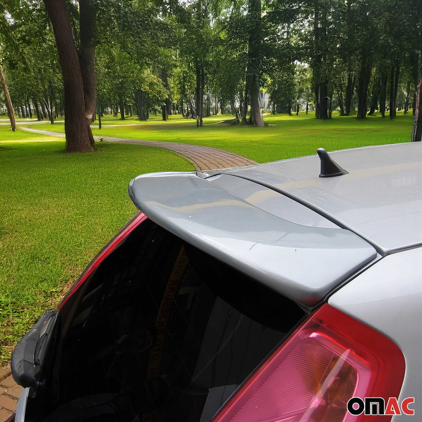 Heckspoiler Dachspoiler für Fiat Punto Evo Grande Punto 2005-2012 Lackiert Weiß