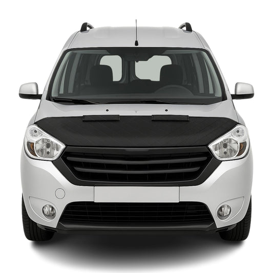 Schwarz Halb Haubenbra Steinschlagschutz Bonnet Bra für Dacia Dokker 2012-2021