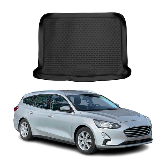 Covoraș portbagaj/tapițerie portbagaj pentru Ford Focus Hatchback 2018-2025, cauciuc TPE