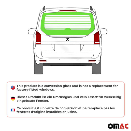 Heckscheibe Beheizbare Resistenz für Mercedes Vito W447 2014-2025 Hinten L2 L3