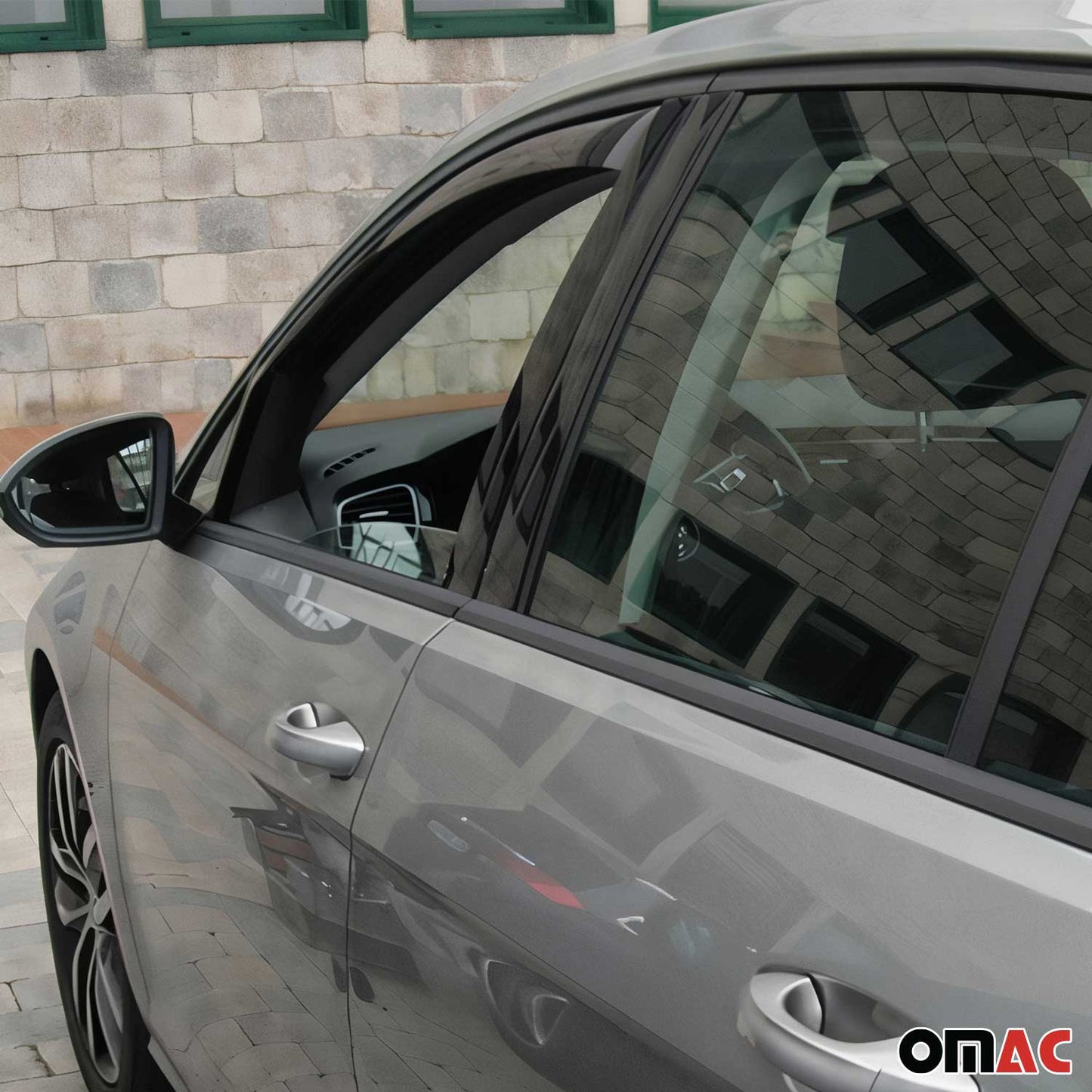 Windabweiser Regenabweiser für VW Golf mk7 Variant 2013-2020 Dunkel Acryl 2tlg