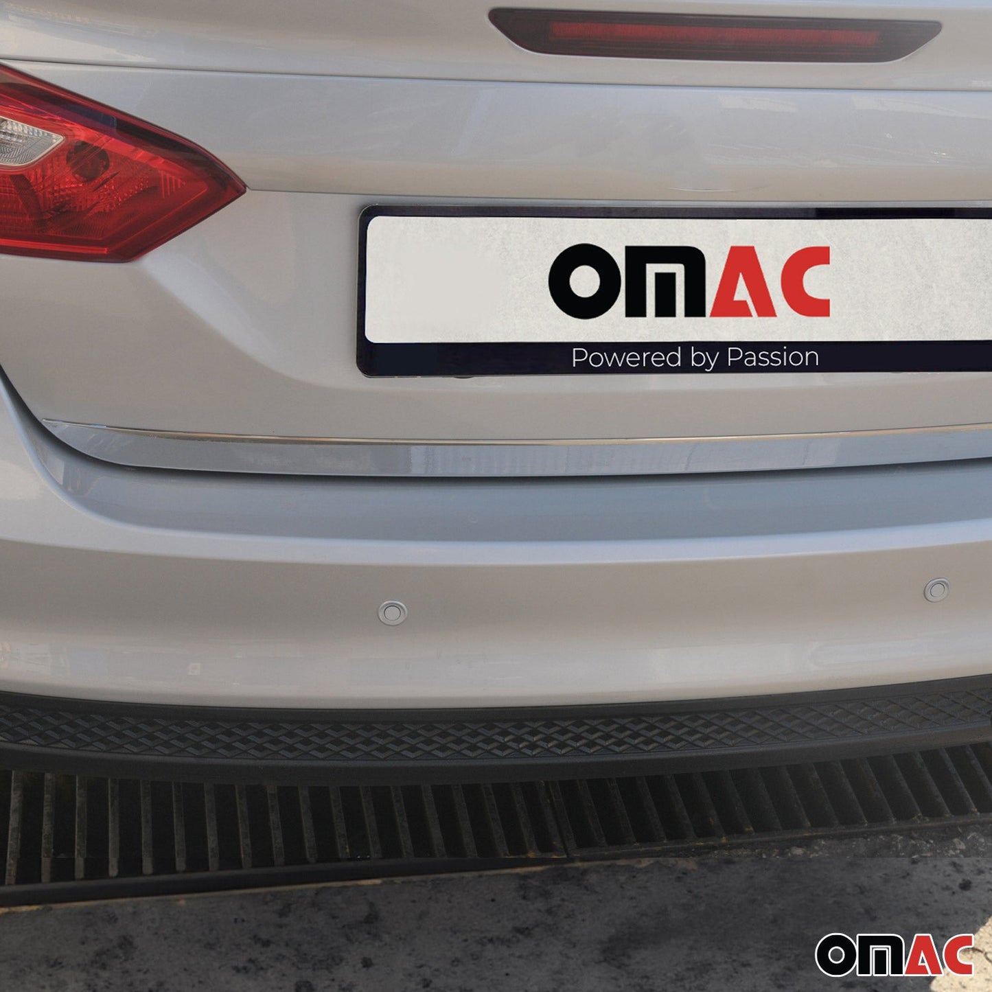 Bandă decorativă portbagaj, bandă decorativă spate pentru Ford Focus hatchback 2011-2015, oțel inoxidabil cromat