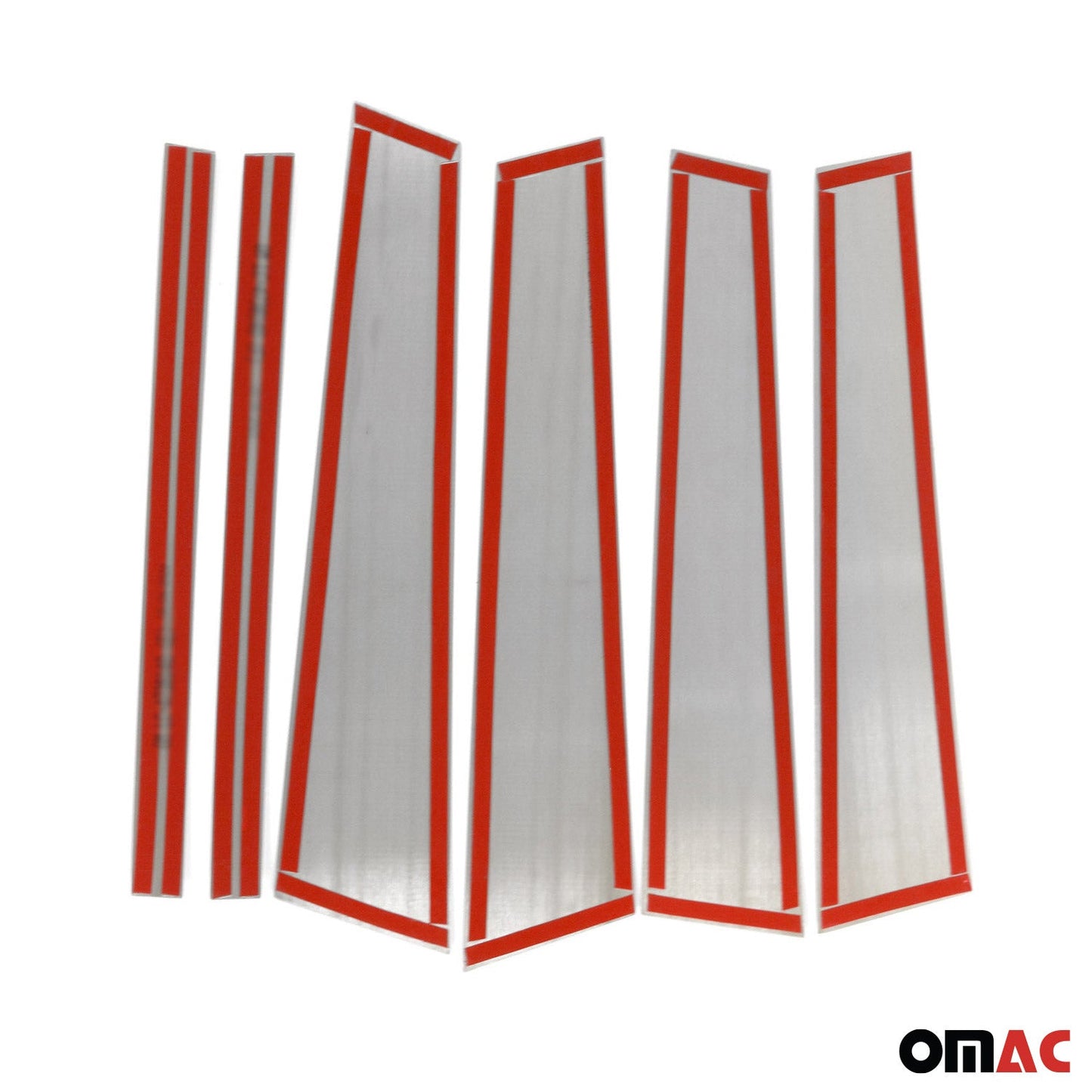 B-Säule C-Säule Türsäulen Verkleidung für Mercedes C Klasse 2014-2020 Chrom 6tlg