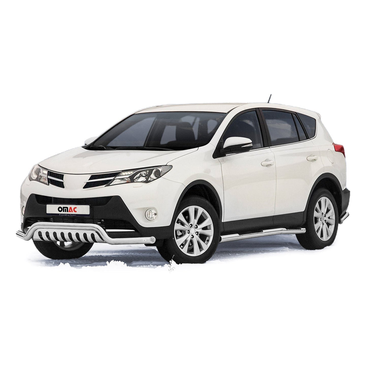 Bară de protecție față pentru Toyota RAV4 2013-2015, oțel inoxidabil cu ABE (omologare de tip germană), argintiu
