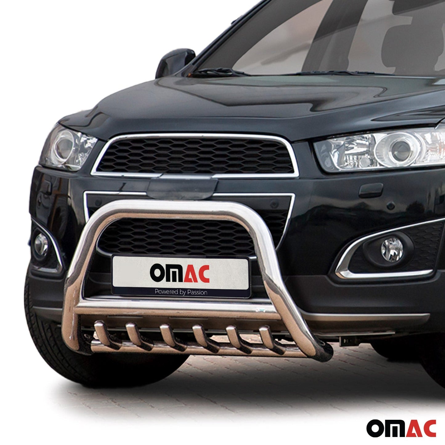 Bară de protecție față pentru Chevrolet Captiva 2012-2015 cu ABE (omologare de tip germană) Oțel Argintiu