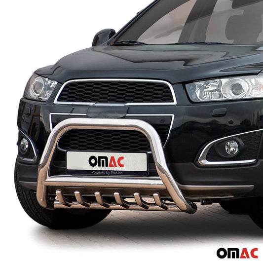 Bară de protecție față pentru Chevrolet Captiva 2012-2015 cu ABE (omologare de tip germană) Oțel Argintiu