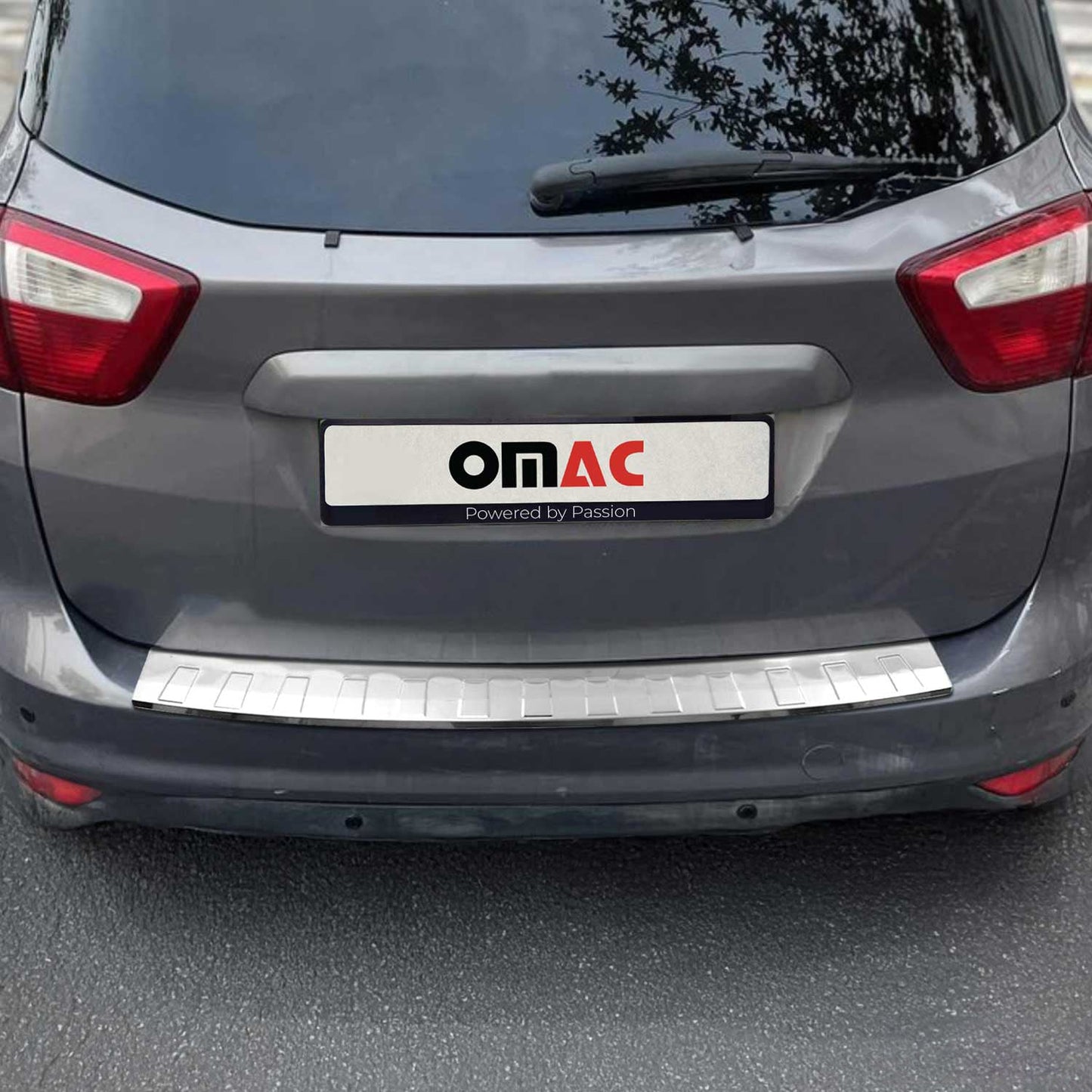 Ladekantenschutz Stoßstange für Ford C-Max Grand C-Max 2010-2019 Edelstahl Chrom