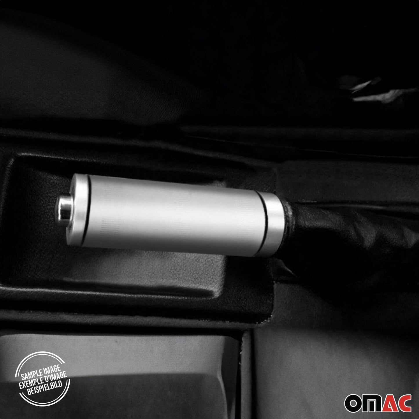 Manetă/mâner frână de mână pentru Citroen C2 2003-2009, aluminiu mat, 1 bucată