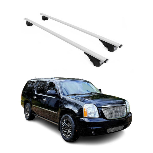 Dachträger Grundtäger für GMC Yukon 2007-2014 75kg Metall Silber 2 tlg