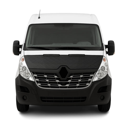 Haubenbra Steinschlagschutz Bonnet Bra für Renault Master 2014-2020 Schwarz Halb