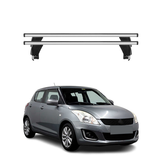 Menabo Dachträger Grundtäger für Suzuki Swift mk2 2013-2017 FL 50kg Alu Grau 2x
