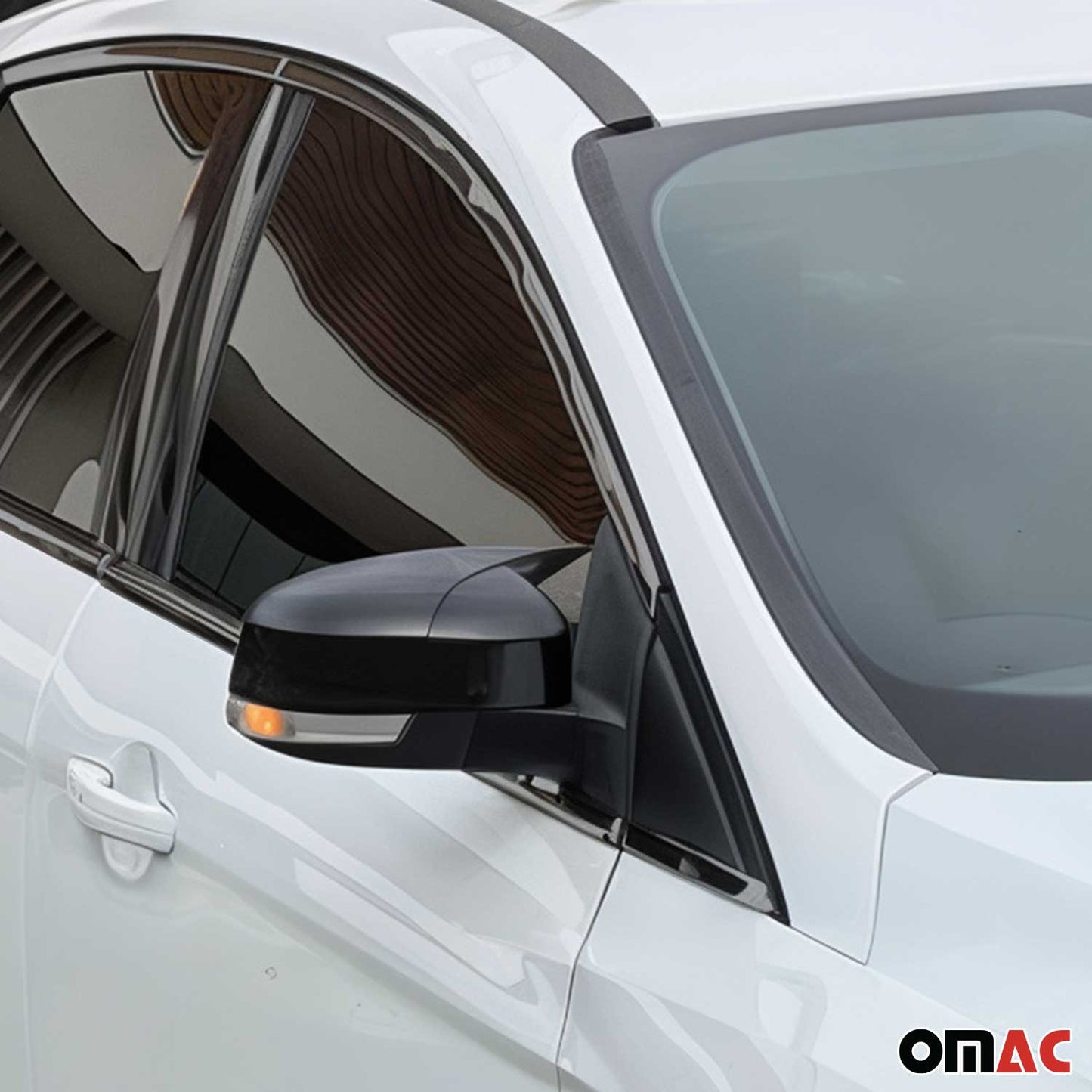 Ornamente/ramuri pentru geamuri Ford Focus 2011-2018 sedan, oțel inoxidabil, 12 buc.