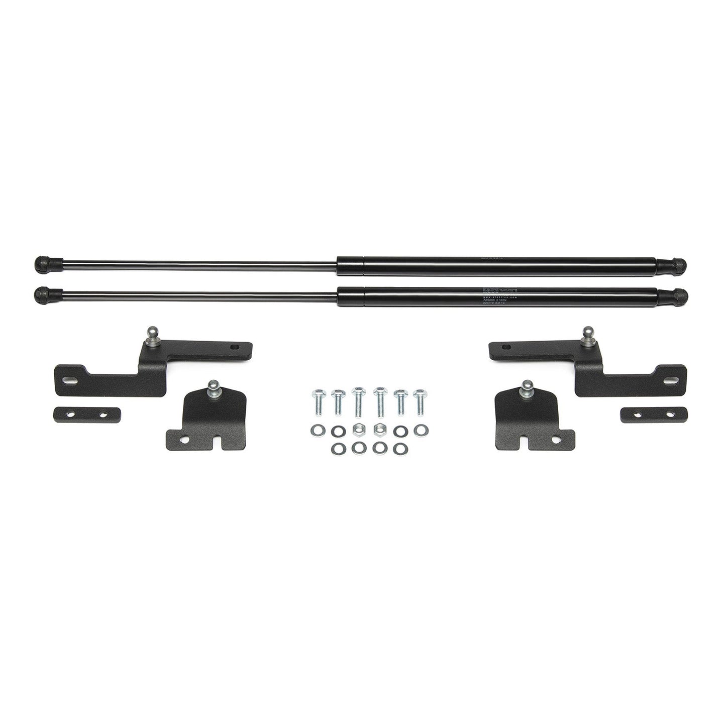 2x Motorhaubendämpfer Gasfeder Dämpfer für Jeep Wrangler JK 2007-2018 Stahl