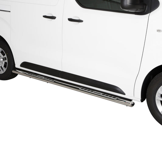 Stahl Seitenschweller Schwellerrohre für Peugeot Expert 2016-2025 L1 Kurzer Grau