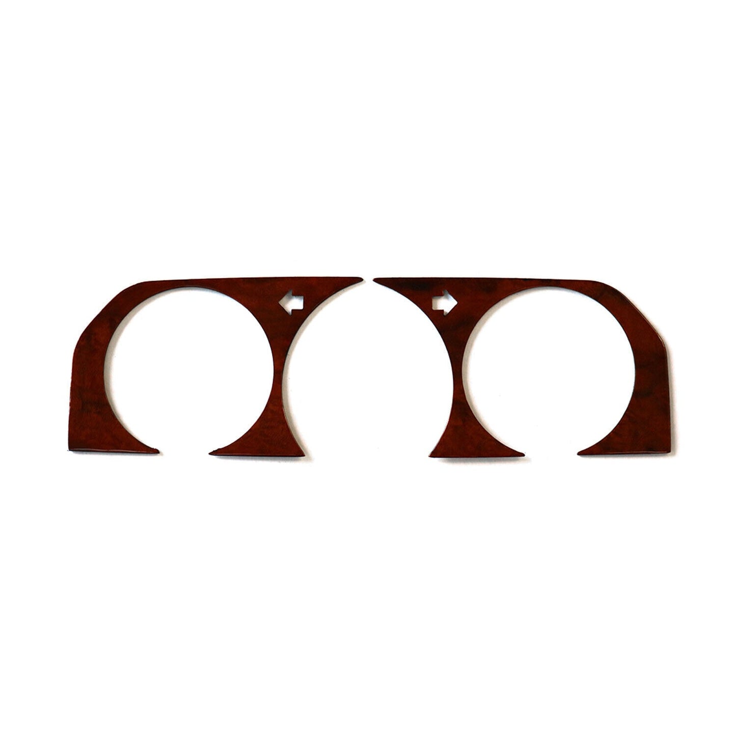 Cadru/capac vitezometru cabină Mercedes W201 1982-1993 lemn nuci de burl