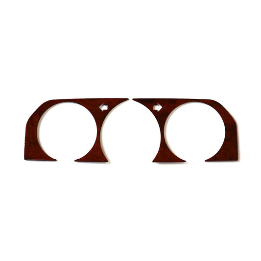 Cadru/capac vitezometru cabină Mercedes W201 1982-1993 lemn nuci de burl