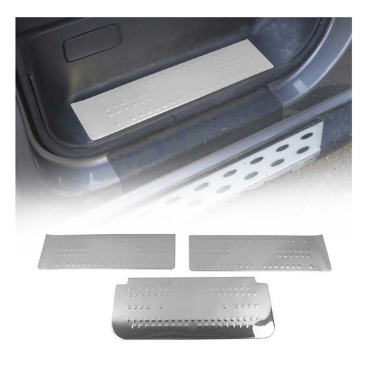 Ornamente prag uși pentru Nissan NV300 2016-2024, oțel inoxidabil, argintiu, set 3 piese