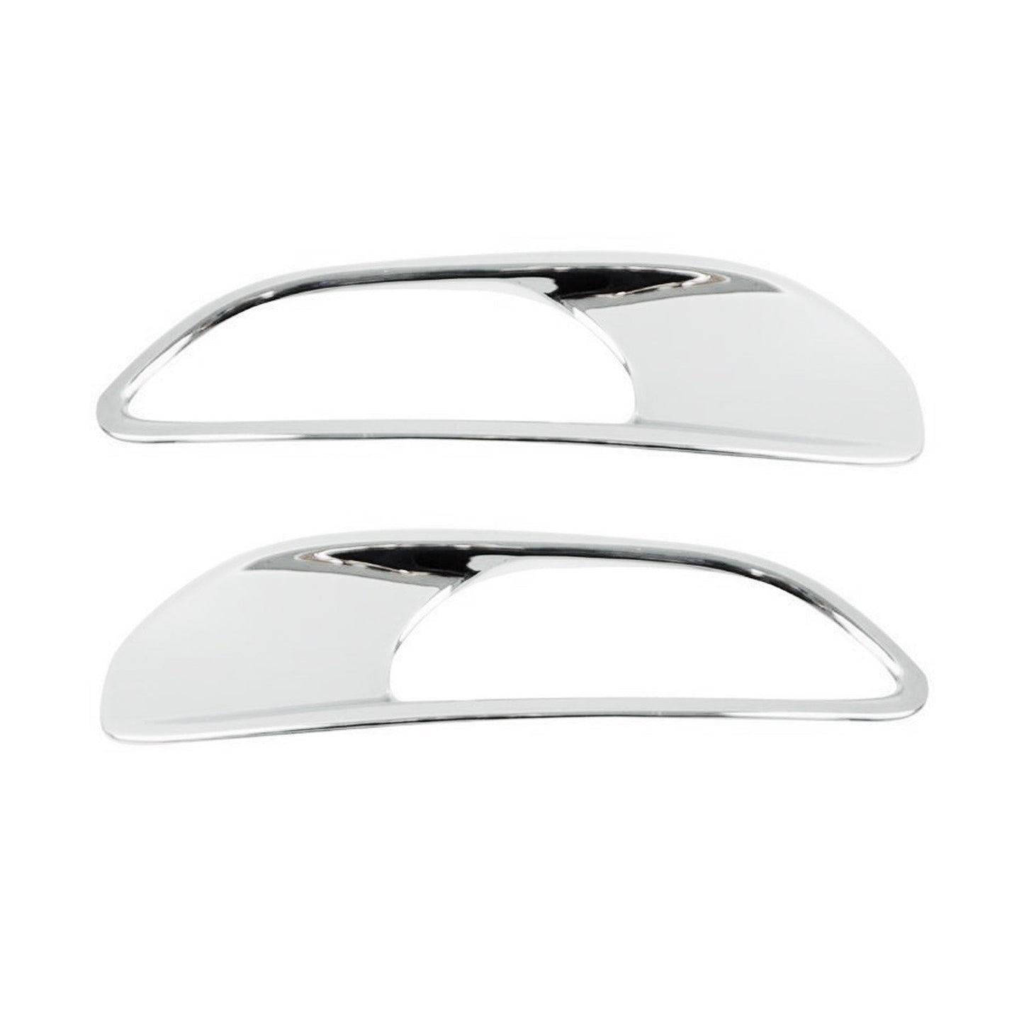 Scheinwerfer Leisten Scheinwerferblende für Jeep Renegade 2014-2024 Chrom ABS 2x