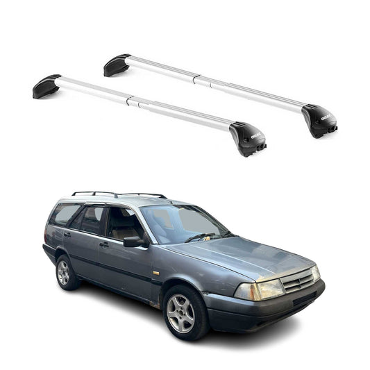 Dachträger Grundtäger für Fiat Tempra Kombi 1990-1996 5 tür 100kg Alu Silber ABE