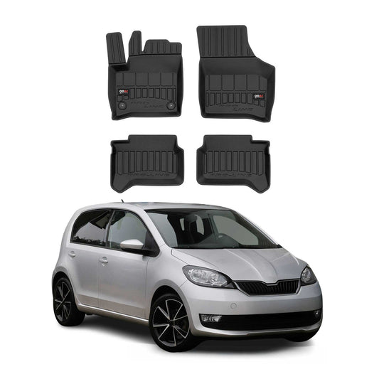 Covorașe auto Seat Citigo-e 2019-2025, TPE, negre, 4 buc.