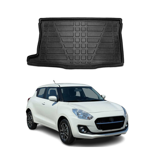 Protecție portbagaj/căptușeală pentru bagaje Suzuki Swift 2018-2025, cauciuc TPE, negru