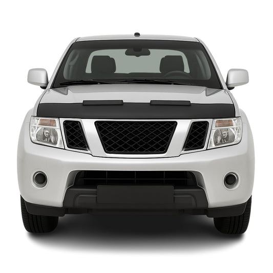 Protecție capotă anti-ciobituri pentru Nissan Navara D40, jumătate neagră