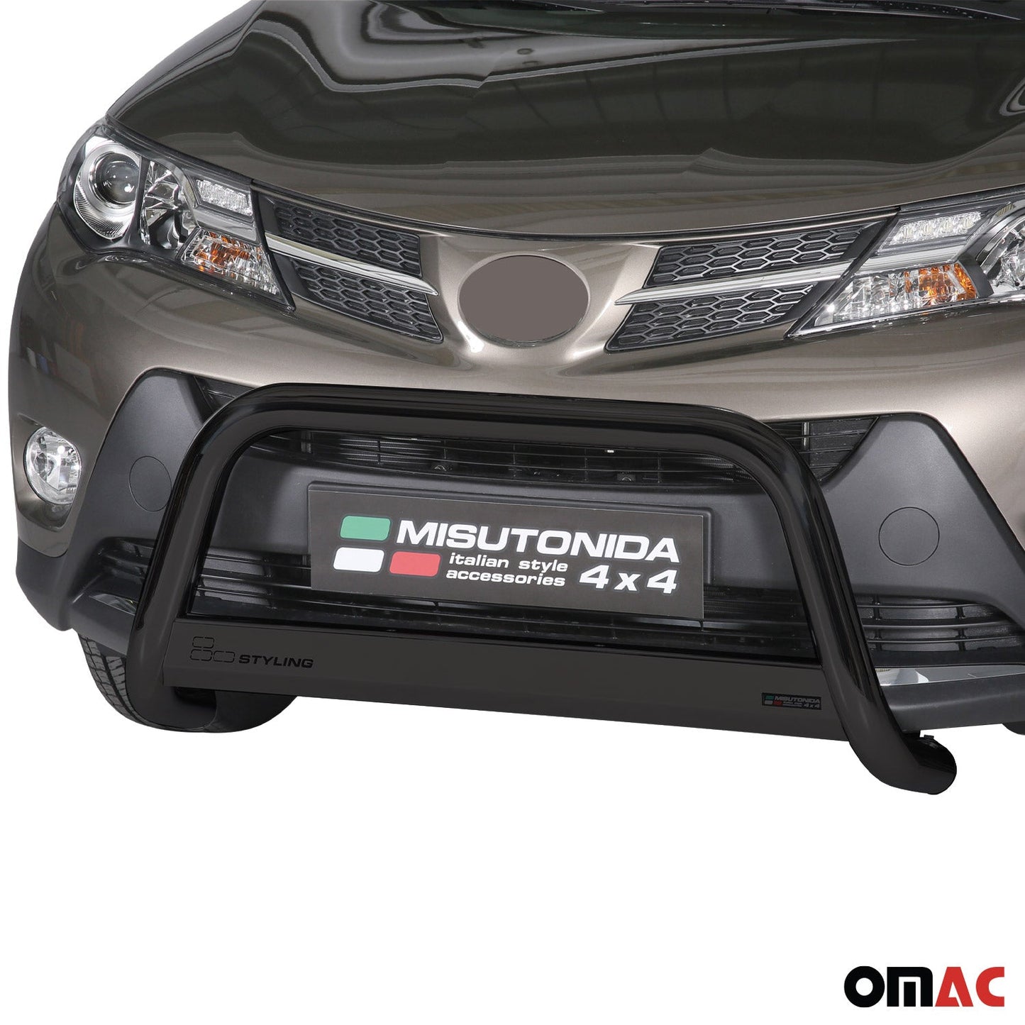 Bară de protecție/buton față pentru Toyota RAV4 XA40 2013-2015 ø63mm oțel negru