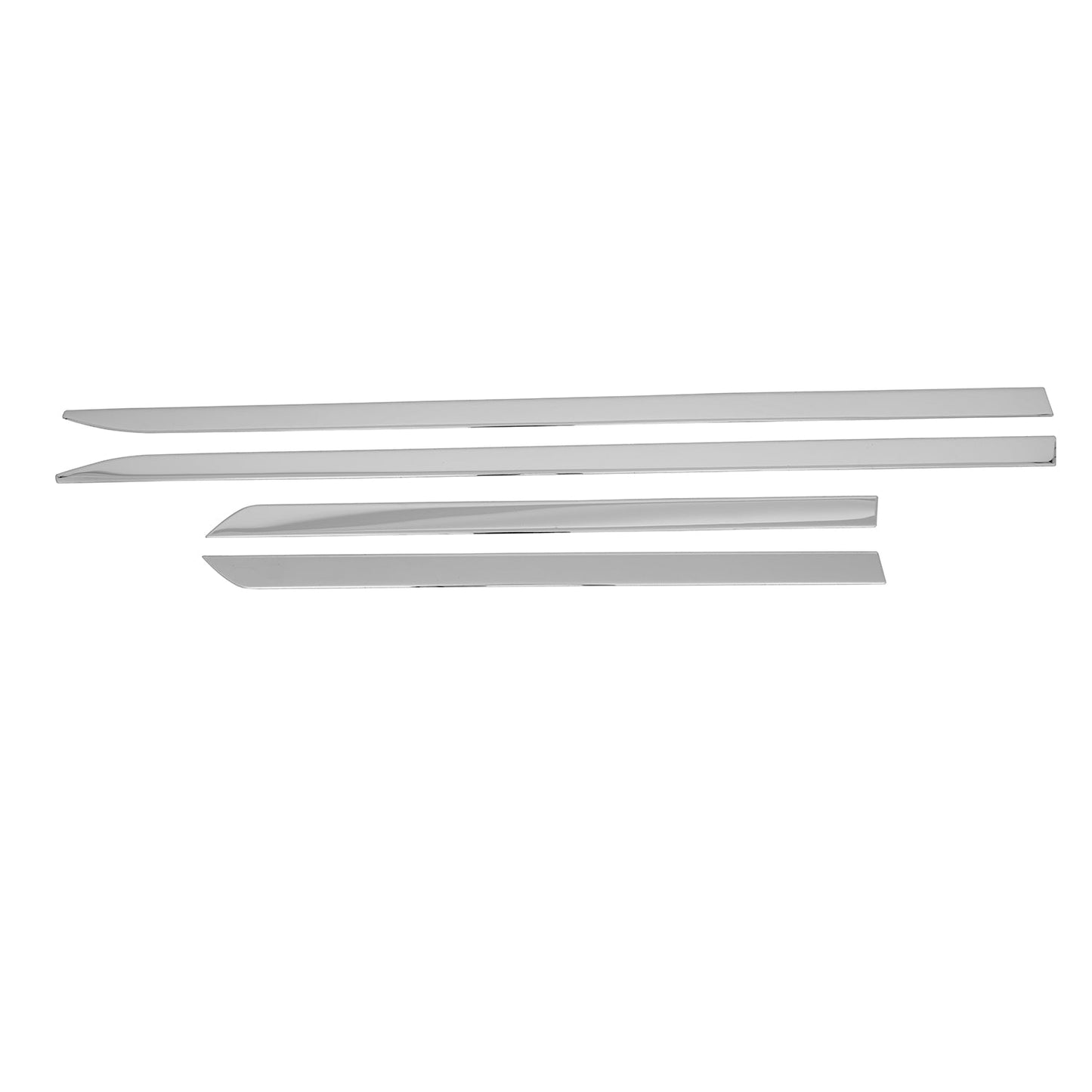 Listwy ozdobne drzwi bocznych do Renault Clio 5 FL 2023-2025, stal nierdzewna chromowana