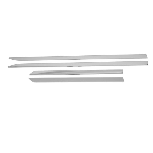 Listwy ozdobne drzwi bocznych do Renault Clio 5 FL 2023-2025, stal nierdzewna chromowana