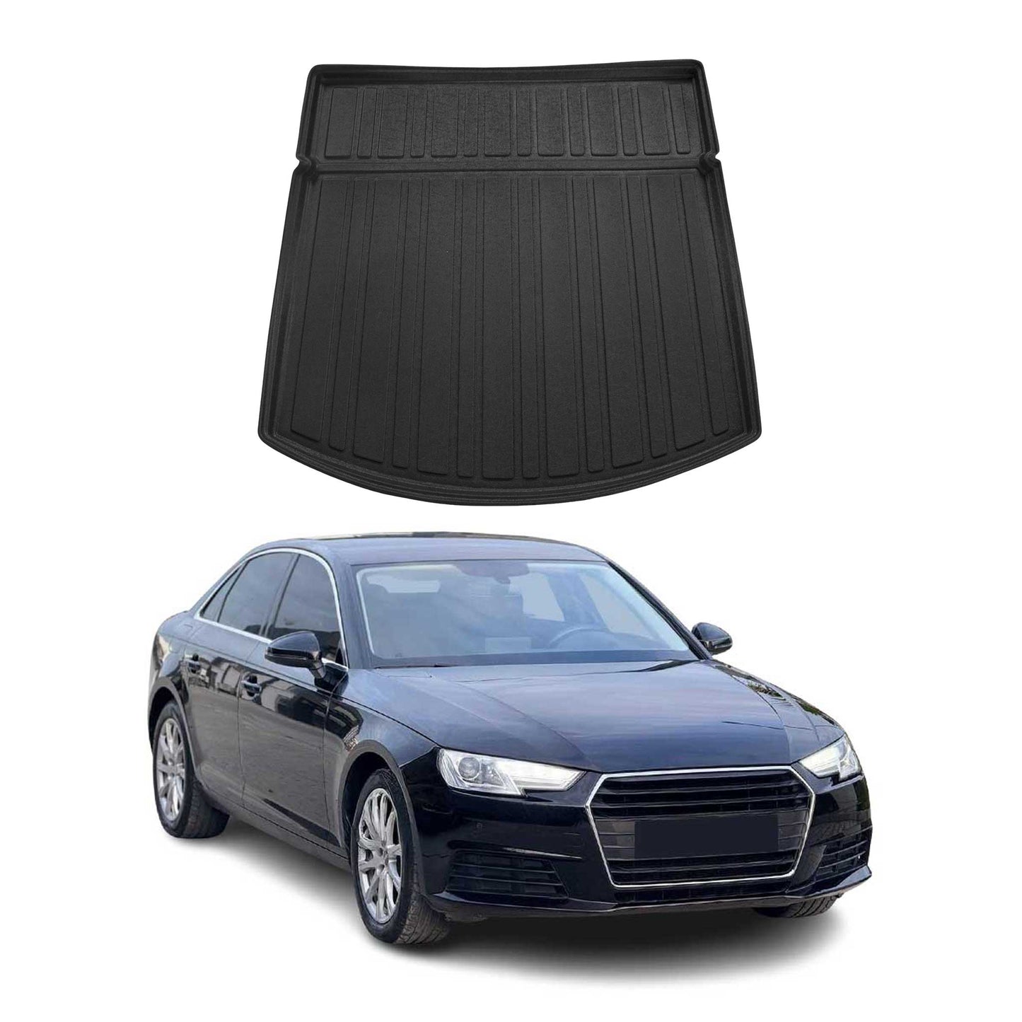 Kofferraumwanne Laderaumwanne für Audi A4 S4 B9 Limo 2015-2025 Gummi TPE