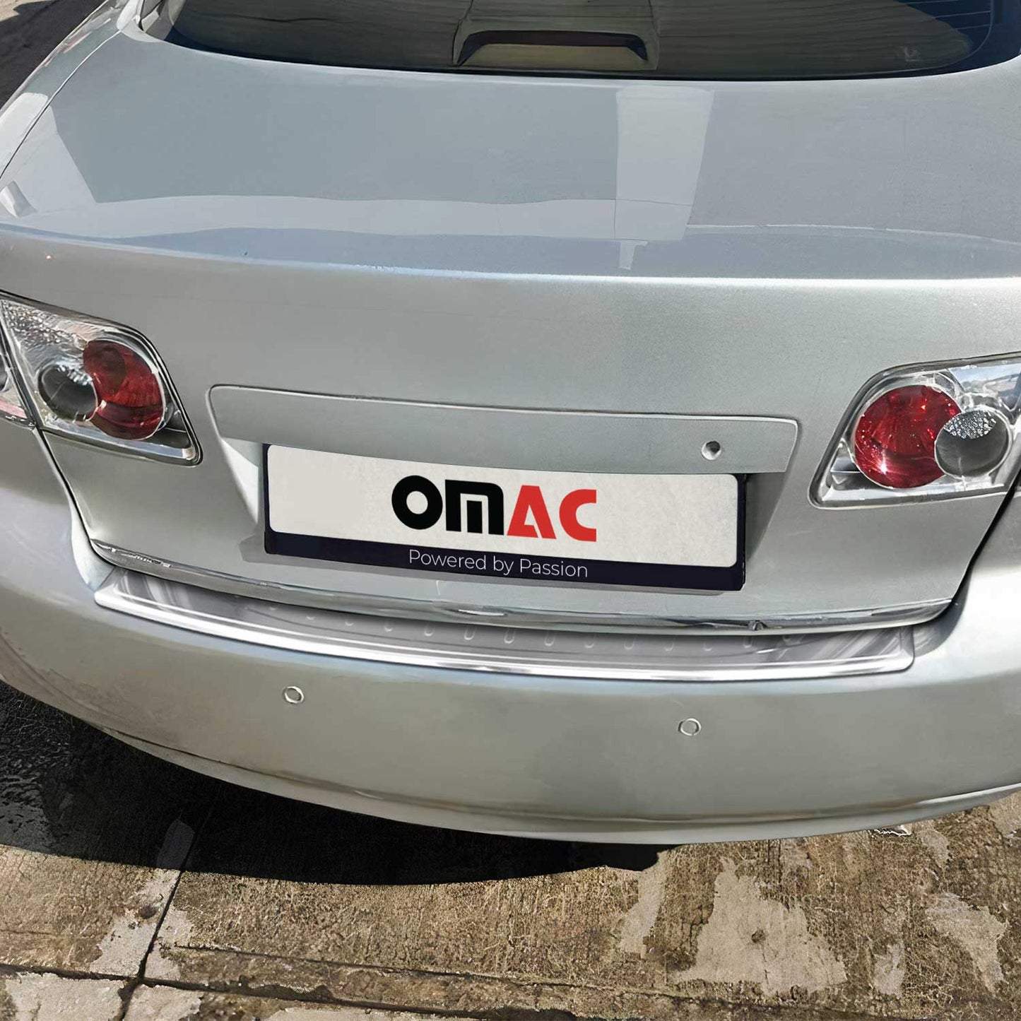 Ladekantenschutz Stoßstangenschutz für Mazda 6 2002-2007 Edelstahl B-Ware