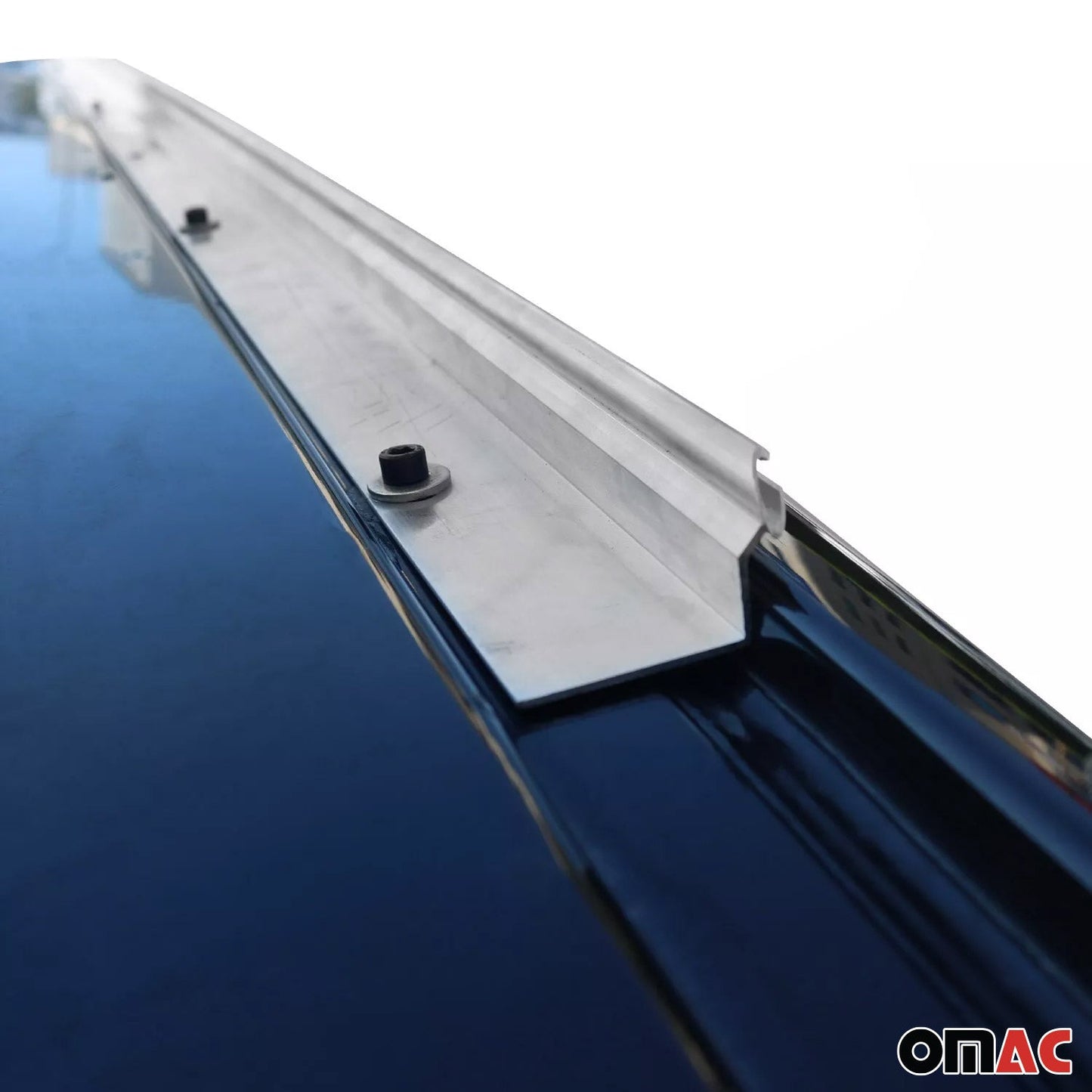 Șină parasolar pentru Ford Transit / Tourneo Custom din 2023 L1 Argintiu Aluminiu