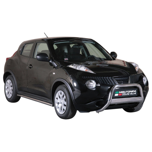 Frontbügel Frontschutzbügel für Nissan Juke 2010-2019 ø63mm Stahl Silber Schutz