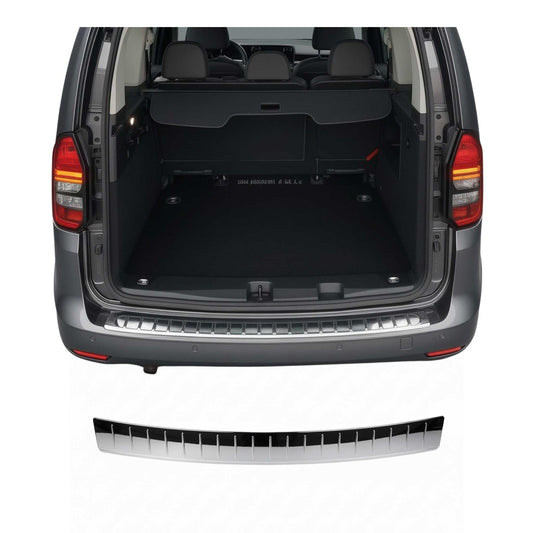 Ladekantenschutz für VW Caddy 2021-2025 Chrom Edelstahl Glänzend