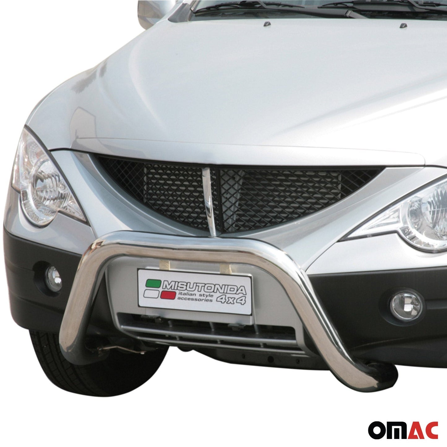 Frontbügel Frontschutzbügel für Ssangyong Actyon Sports 2007-2012 ø76 Stahl Grau