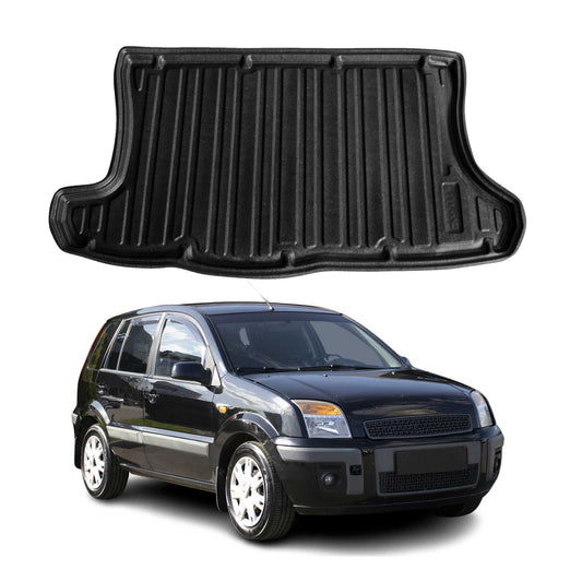 Kofferraumwanne Laderaumwanne für Ford Fusion 2002-2012 Gummi TPE Schwarz