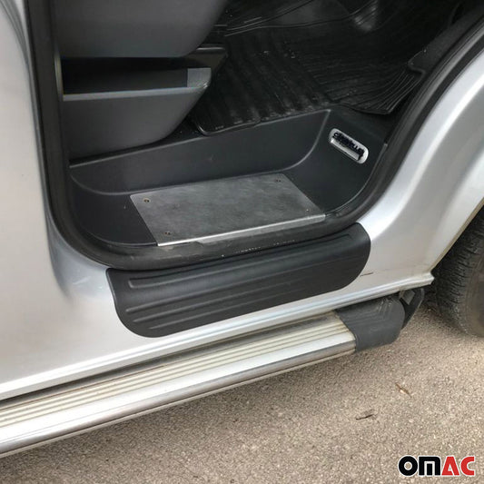Protecții prag ușă pentru VW T6 T6.1 toate modelele 2015-2024, ABS, negru, set 2 piese