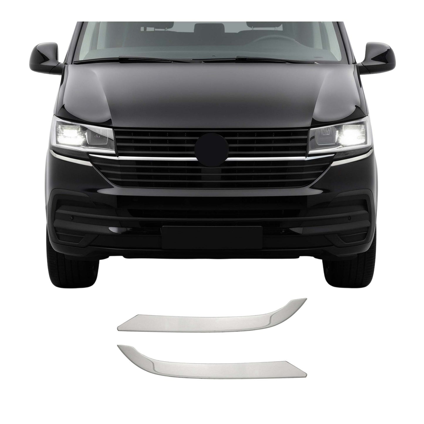 Scheinwerfer Scheinwerferblende für VW T6.1 Transporter 2019-2024 Untere Chrom