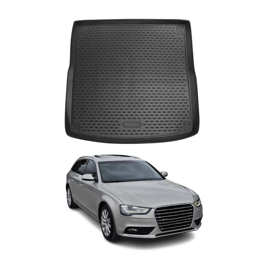 Covoraș pentru portbagaj pentru Audi A4 Avant 8K5 B8 2007-2015, cauciuc TPE