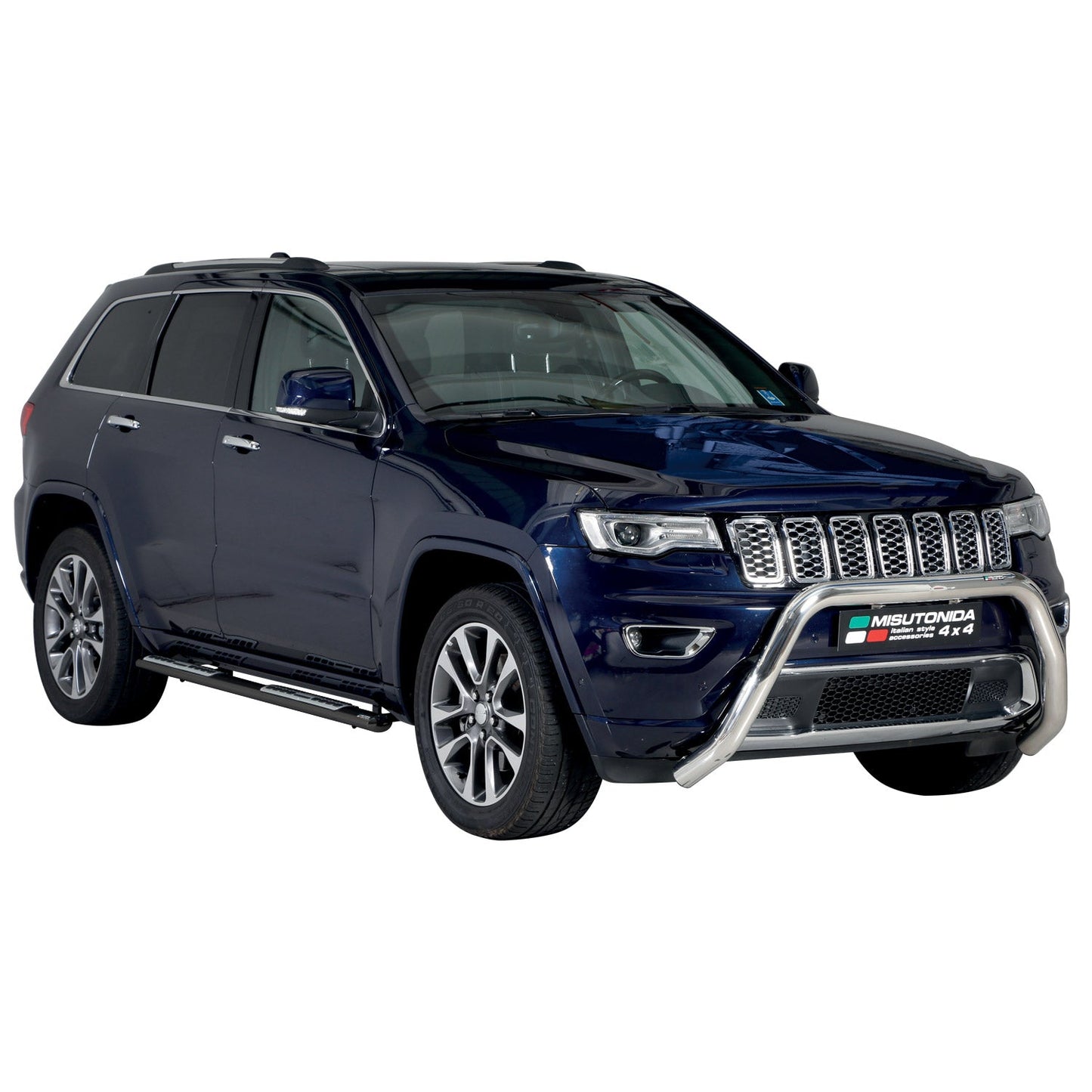 Schwellerrohre Trittbretter für Jeep Grand Cherokee Overland 2013-2017 Stahl