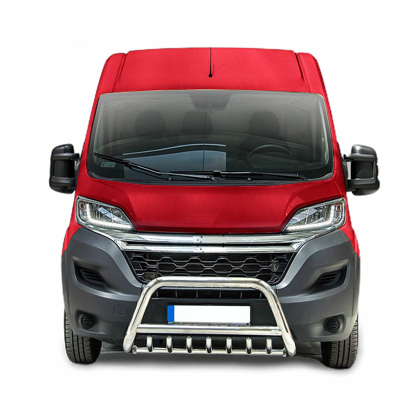 Bară de protecție/buton față pentru Citroen Jumper 2006-2016 cu ABE (omologare de tip germană) Oțel argintiu