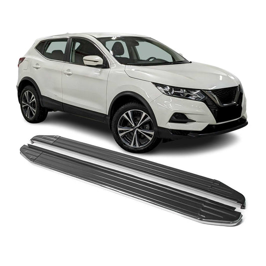 Trittbretter Seitenschweller für Nissan Qashqai 2018-2024 ABE Alu