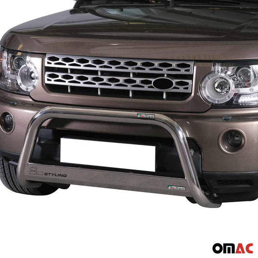 Bară de protecție/buton față pentru Land Rover Discovery 4 2009-2016 ø63 gri oțel