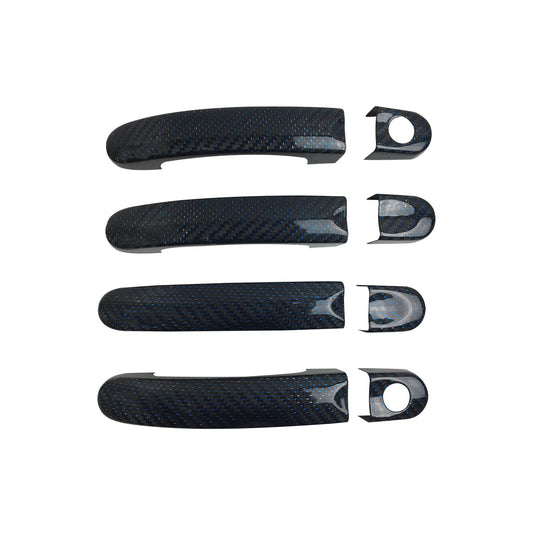 Türgriff Blenden für VW T6 T6.1 Transporter 2015-2024 4Tür H2 Carbon Blau 8x