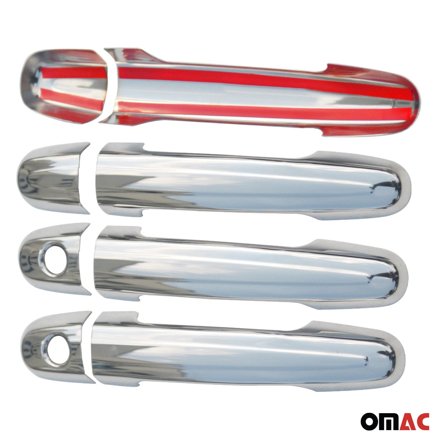 Türgriff Blende Chrom für Toyota Hilux 2005-2015 4-Tür Edelstahl 8x