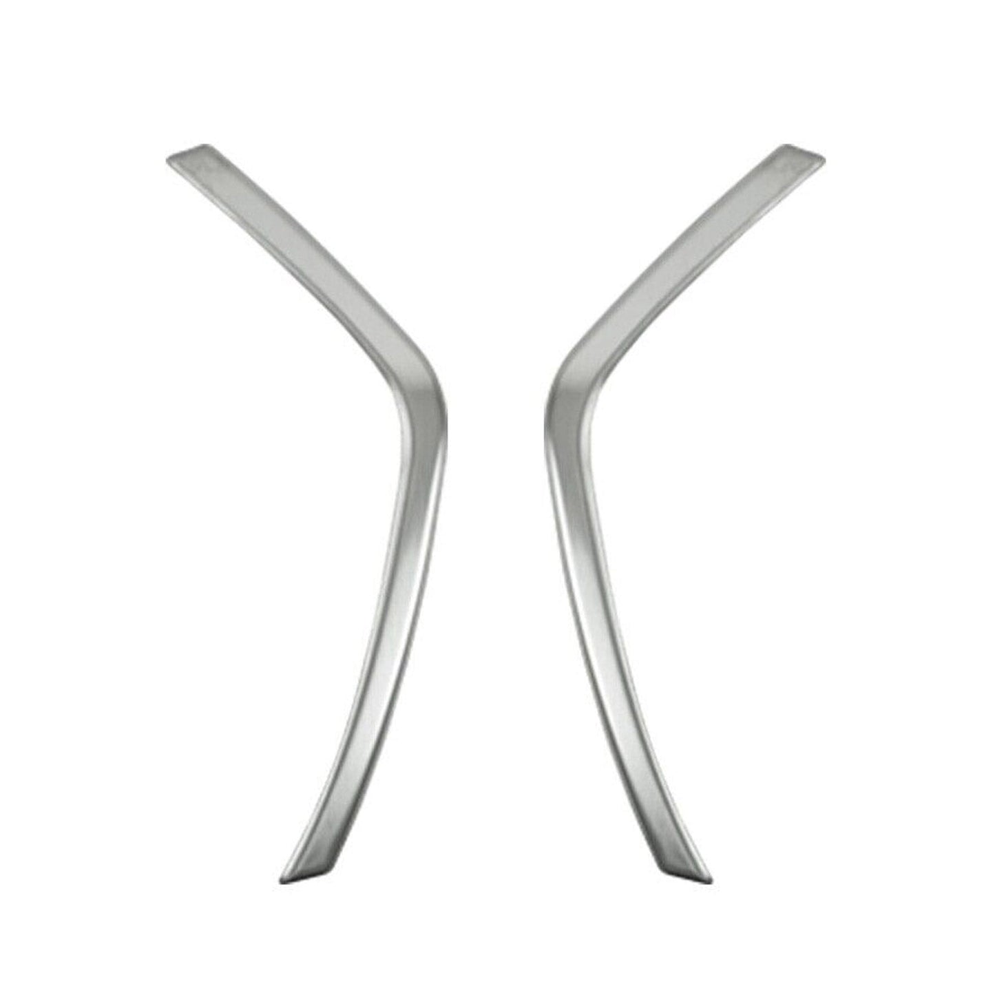 Benzi decorative grilă radiator Dacia Duster 2018-2021, crom periat, set 2 piese