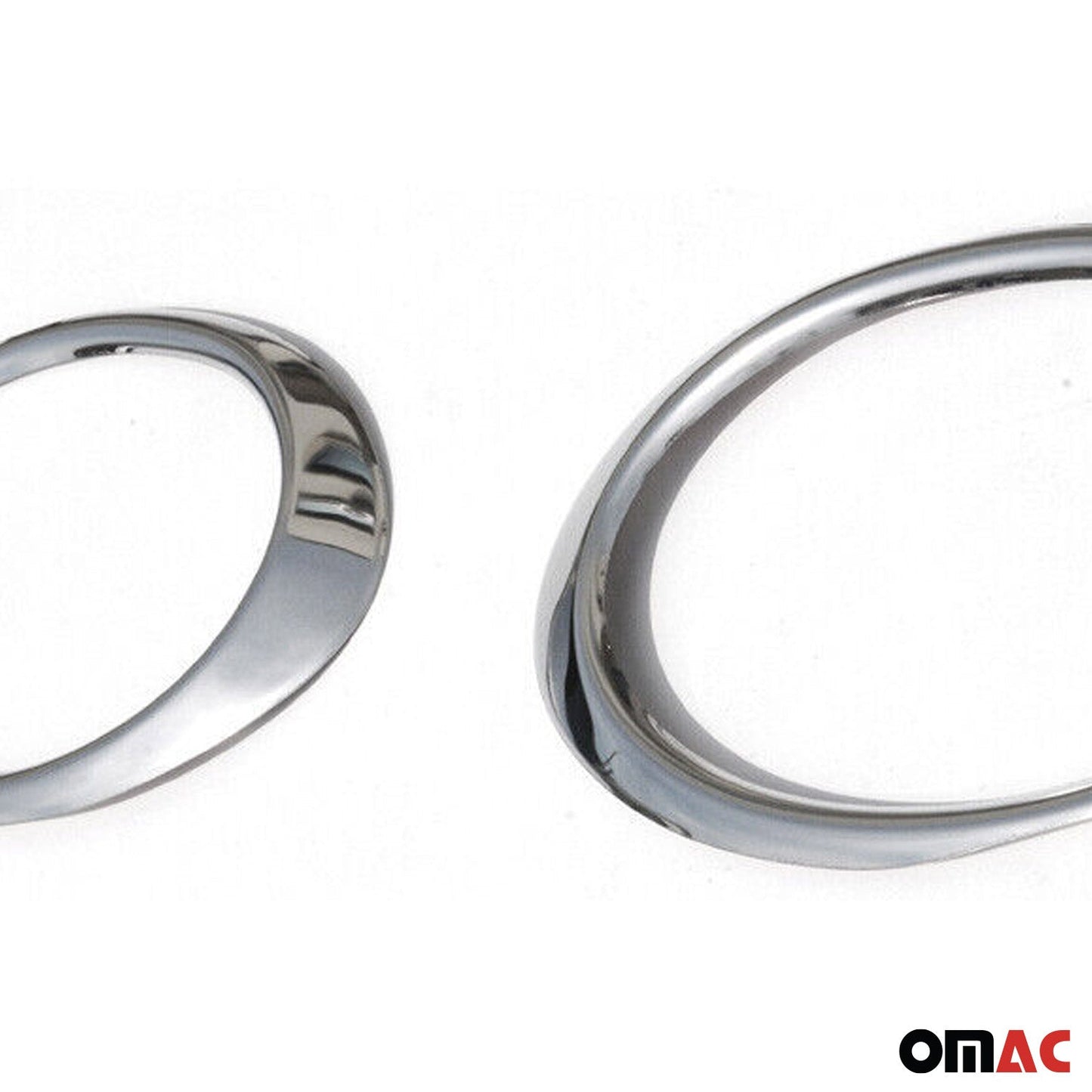 Ramă proiectoare ceață pentru VW Jetta 2010-2014, oțel inoxidabil, argintiu, set 2 piese